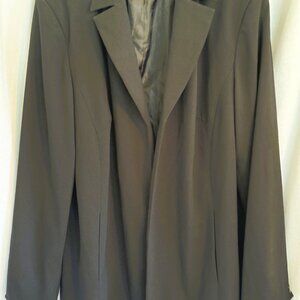 Judith Hart, Dressy Black, No Button Blazer, size 22W.